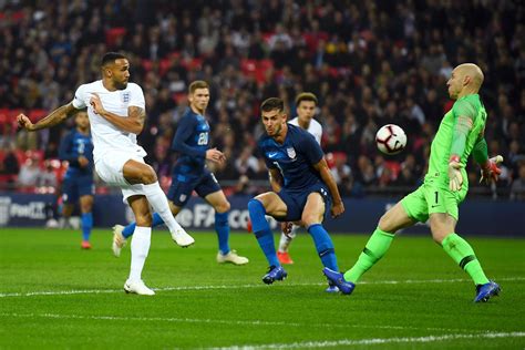 England have looked relatively comfortable aside from a couple of scares from ukraine who look bright when they get a chance to take the ball to the three lions. USA vs. England, International Friendly: Final Score 3-0 ...