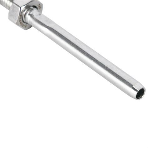 Stainless Steel T316 Swage Threaded Tensioner End Fittings 18 Inch