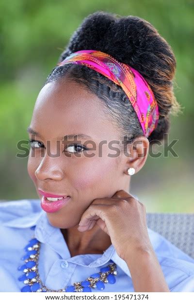 Stock Head Shot Young Jamaican Woman Stock Photo 195471374 Shutterstock
