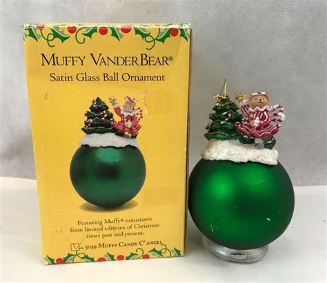 Muffy Vander Bear Muffy Candy C’angel Satin Glass Ball Ornament Collectible Ebay Glass Ball