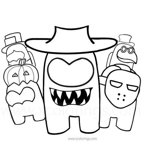Among Us Coloring Pages Mini Crewmate Coloring Page Blog Images And