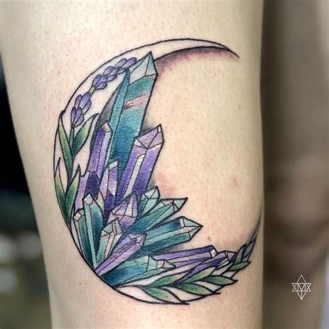 While smaller tattoos can be covered up. Neat concepts to look into #LegTattoo in 2020 | Crystal ...