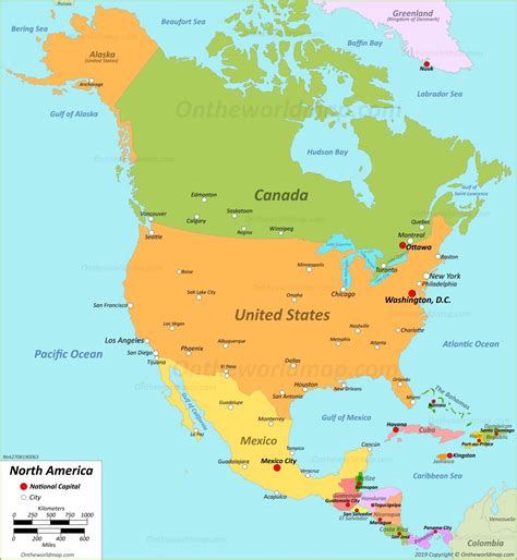 North America Maps | Maps of North America