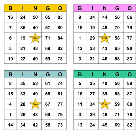 Number Bingo Game Printable Images And Photos Finder