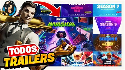 Todos Os Trailers De Fortnite Temporadas 1 A 17 CapÍtulos 1 E 2 Youtube