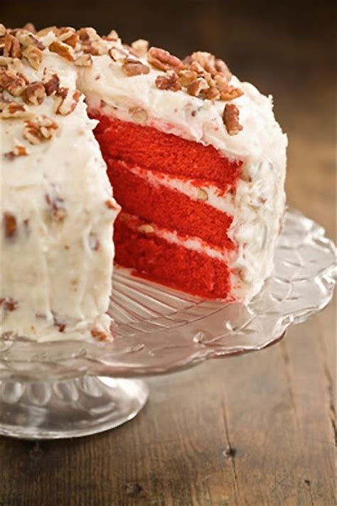 This red velvet cake is similar to the one that started the craze in the 1940s. Scrumpdillyicious: Red Velvet Cake with Cream Cheese Frosting