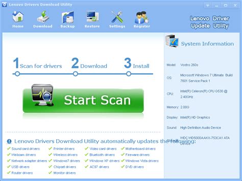Lenovo Drivers Download Utility latest version - Get best Windows software