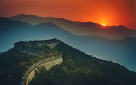 The Great Wall Of China 4k Ultra Hd Wallpaper Background Image