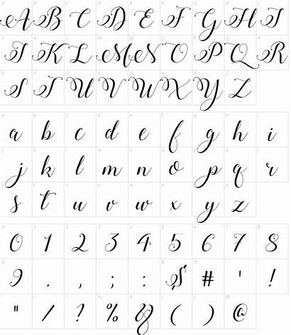 Font Calligraphy Stylish Fonts Gradient