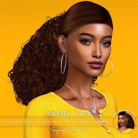 Bryan Abena Hairs At Sonya Sims The Sims 4 Catalog