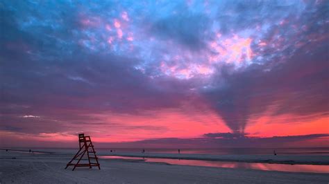 Beautiful Jacksonville Beach Sunrise Timelapse 4k Youtube