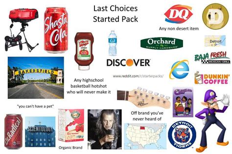 Last Choice Rstarterpacks Starter Packs Know Your Meme