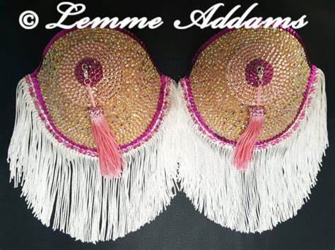 Burlesque Nipple Tassels Pasties Dance Costume Custom