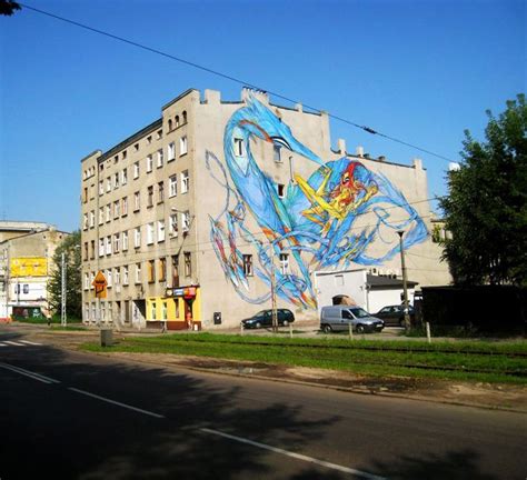 Huge Street Art Murals Transform City Of Lodz In Poland Street Art