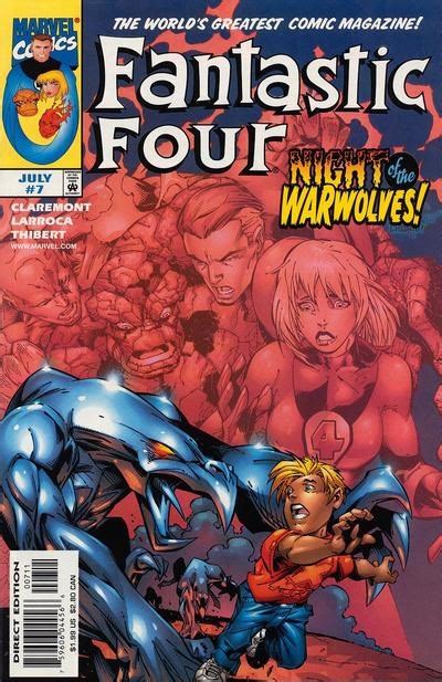 Fantastic Four 7 Direct Edition Fantastic Four 1998 Series
