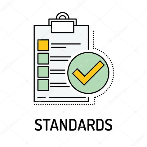Standards Line Icon — Stock Vector © Garagestock 133247844