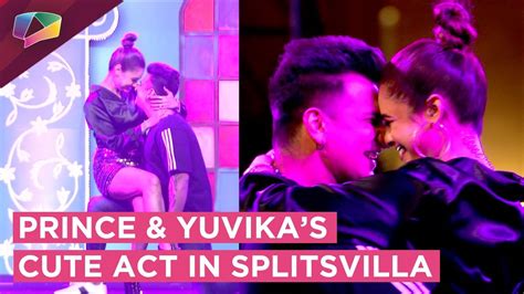 Prince And Yuvikas Romantic Act In Mtv Splitsvilla Youtube