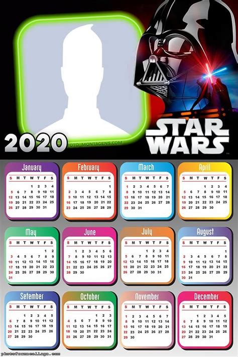 Neste sítio web encontrará todos os calendários online para, entre outros, 2021, 2022 e 2023. Starwars Calendar 2020 | Personagens de desenhos animados, Calendário personalizado, Starwars