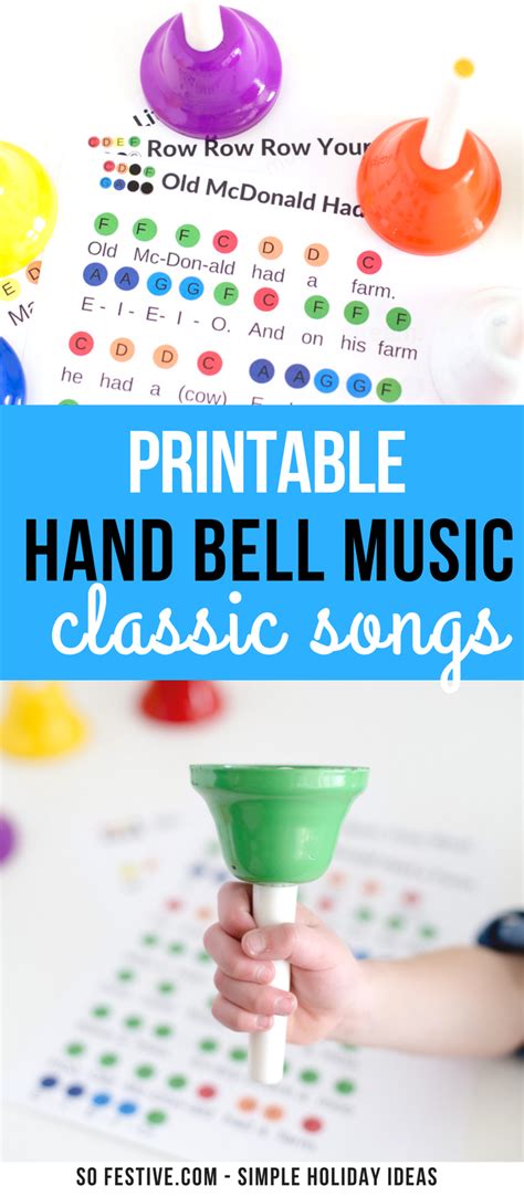 Best Handbell Music 2023 Color Coded Notes So Festive Hand Bell