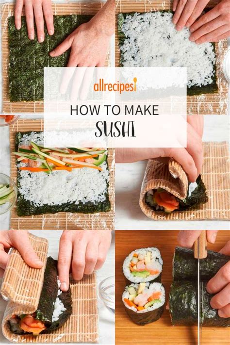 How To Make Your Own Sushi Rolls Infographic Artofit