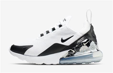 Nike Air Max 270 White Black Floral Ar0499 100 Release Info Sneakerfiles