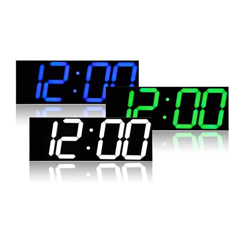 New Remote Control 3d Led Wall Clock Digital Table Desktop Alarm Clock