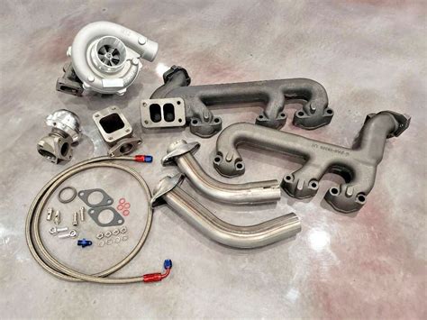 Gm 43l Turbo Kit Hot Parts T3 Cast 43 Gmc Chevy Turbocharger V6 Wast