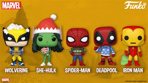 Sdcc 2023 Funko Reveals New Holiday Pops Marvel