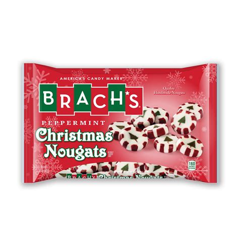 Brachs Christmas Peppermint Nougats 12 Oz Food And Grocery Gum