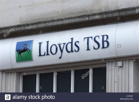 Tsb bank provides retail banking products and services to individuals, businesses and communities residing in the united kingdom. lloyds tsb bank shop sign Stock Photo: 35538996 - Alamy