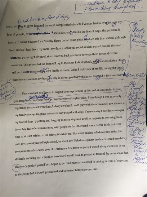 • students continue rough drafts of personal narrative. 7) 1st Draft of Personal Narrative Essay | Jonathan Martinez