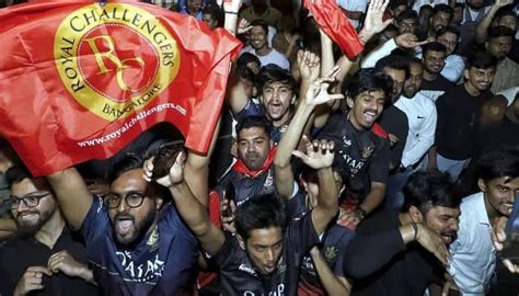 Rcb Fans Celebrate Historic Playoff Qualification In Crazy Fashion