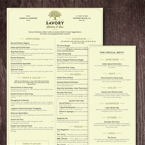 We have referrals to the history of the car you can see on the wikipedia. Savory Kitchen & Bar Menu | Menu contest