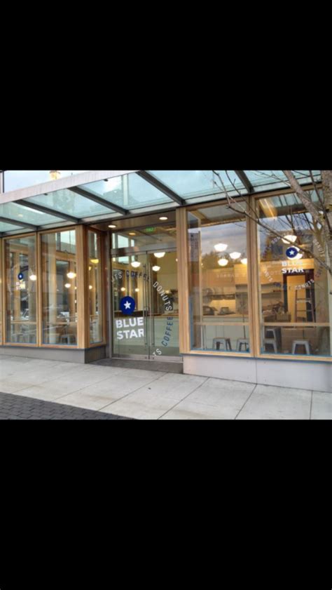 He stopped by to grab some coffee and donuts for breakfast. Blue Star Donuts Shop in Portland, OR | Star donuts, Donut ...