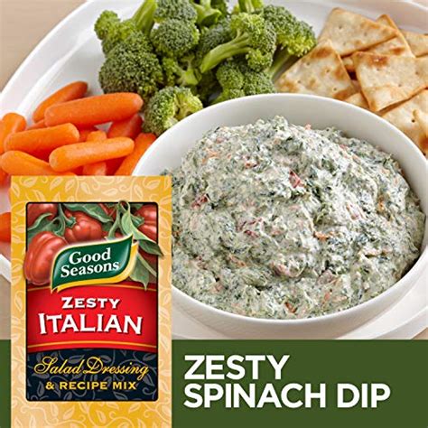 Good Seasons Zesty Italian Salad Dressing And Recipe Mix 06 Oz Envelopes