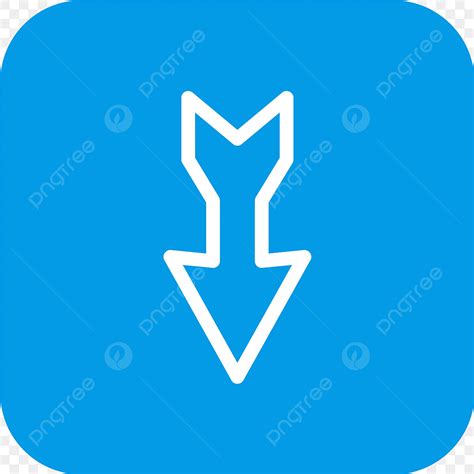 Directional Arrow Vector Design Images Down Direction Arrow Icon