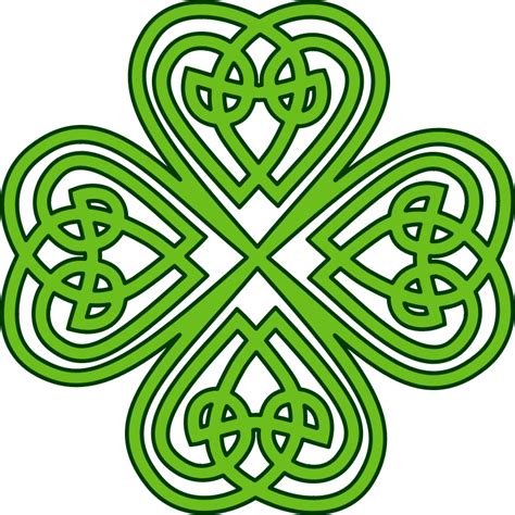 Celtic Four Leaved Clover Openclipart