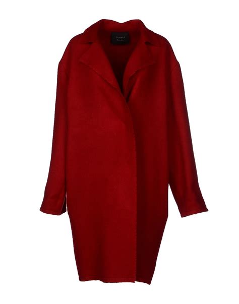 Lanvin Coat In Red Lyst