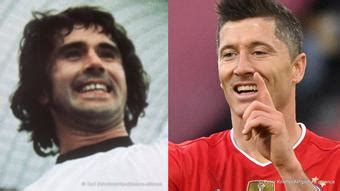 Gerd müller war ein weltklassestürmer, der in der saison 1971/72 40 bundesligatore erzielte, eine bestmarke, die 49 jahre bestand hatte und erst in der saison 2020/21 von robert lewandowski, ebenfalls in diensten des fc bayern münchen, um ein tor überboten wurde. Bundesliga J33 : Robert Lewandowski égale Gerd Müller | DW ...