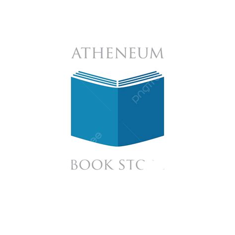 Toko Buku Atau Logo Perpustakaan Tanda Buku Ilustrasi Perpustakaan