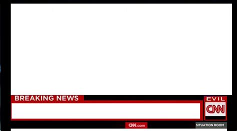 Cnn Breaking News Blank Blank Template Imgflip