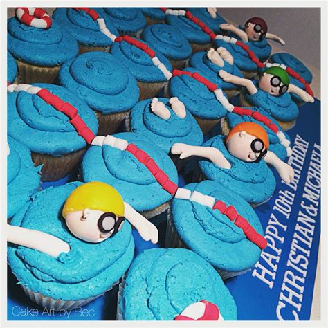Swimming Pool Cupcakes Pool Cupcakes Sport 2 Cooking With Kids Kids