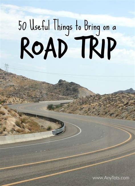 50 Useful Things To Bring On A Road Trip Road Trip Essentials Road