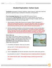 Answer key building dna gizmo answers, student exploration. carbon cycle gizmo answer key pdf - Google Search in 2021 | Carbon cycle, Carbon, Cycle