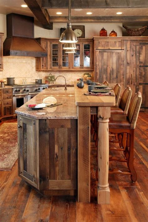 Rustic kitchen cabinets run the full style spectrum this spring, from french provincial to pacific northwestern. 32+ Rustic Kitchen Cabinet Ideas & Projects (With Photos ...