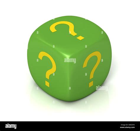 Dice Question Mark Symbol Isolated Hi Res Stock Photography And Images