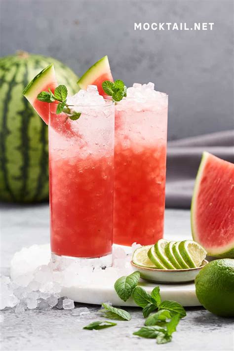 Watermelon Mint Mocktail Recipe