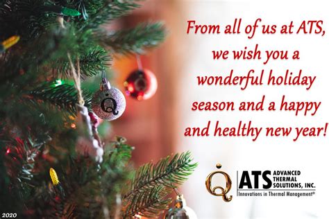 Ats Wishes Everyone A Happy Holiday And In Observance Of The Holiday