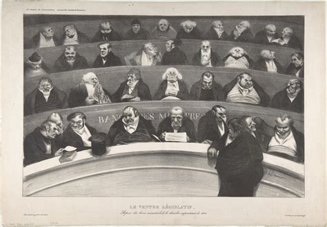 Honoré Daumier The Legislative Belly The Metropolitan Museum Of Art