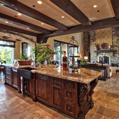 32 Stunning Rustic Home Design Ideas Searchomee Tuscan Kitchen